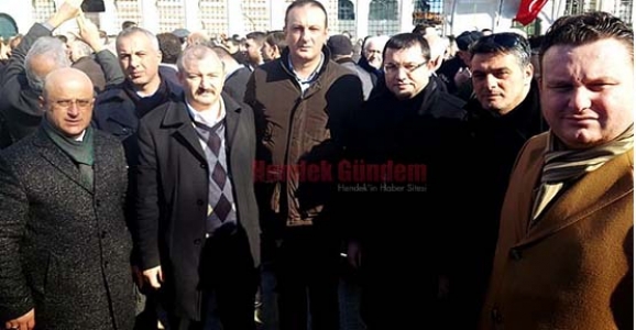 EŞİNİ KAYBEDEN SANCAKLI’YI YALNIZ BIRAKMADILAR