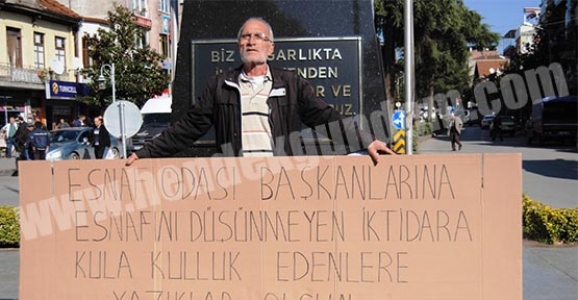 ESNAF ALİ SÖZER; ÜLKEYİ ÇİN ÇÖPLÜĞÜNE ÇEVİRDİNİZ