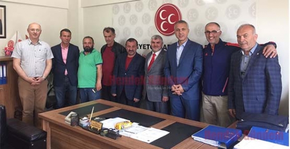 ESNAF ODASI BAŞKAN ADAYI BEDİR MHP’Yİ ZİYARET ETTİ