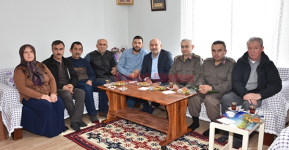 FIRAT KALKANI GAZİSİNE GEÇMİŞ OLSUN ZİYARETİ