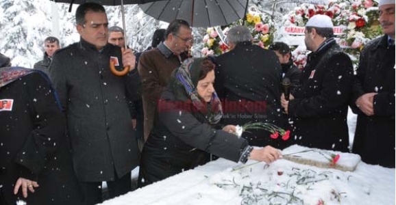 GAFFAR OKKAN MEZARI BAŞINDA DUALARLA ANILDI