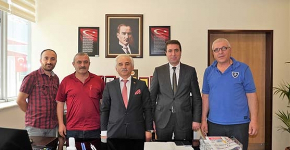 GAZETECİLERDEN BAŞHEKİM AYDIN’A HAYIRLI OLSUN ZİYARETİ