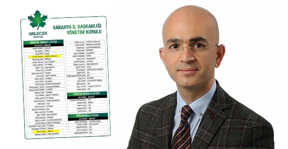 Gelecek Partisi İl Yönetiminde İki Hendekli