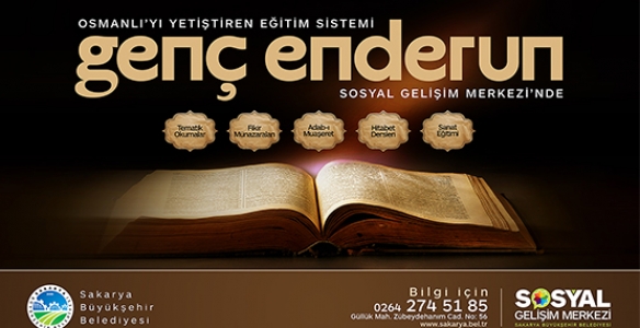 GENÇ ENDERUN KURSLARINA KAYITLAR BAŞLIYOR