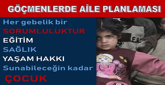 Göçmenlerde Aile Planlaması