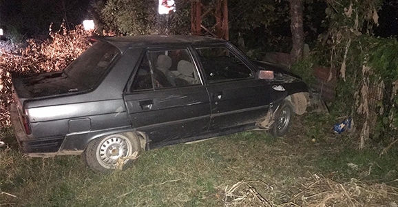  Gökdağ Mevkiinde kaza 2 Yaralı