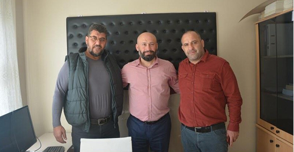 Güreşçilerden Cemil Tekin'e hayırlı olsun ziyareti