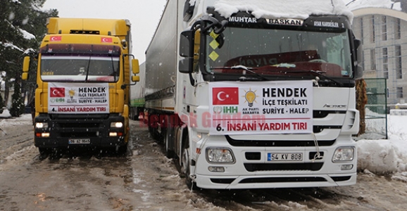 HALEP YARDIM TIRLARI DUA'LARLA UĞURLANDI