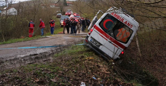 HASTA ALMAYA GİDERKEN YOLDAN ÇIKTI