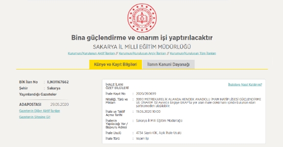 Hendek Anadolu İmam Hatip Lisesi Güçlendirilecek