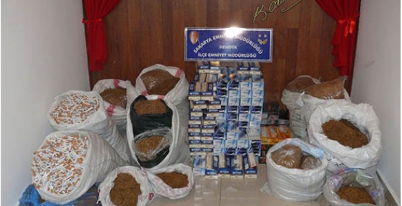 HENDEK EMNİYETİN’DEN KAÇAK SİGARA DENETİMİ 