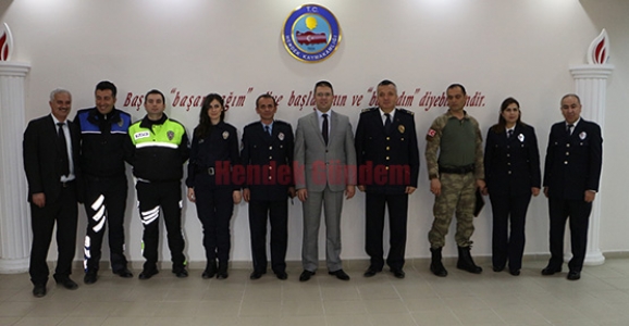 HENDEK EMNİYETİNDEN PROTOKOL ZİYARETİ