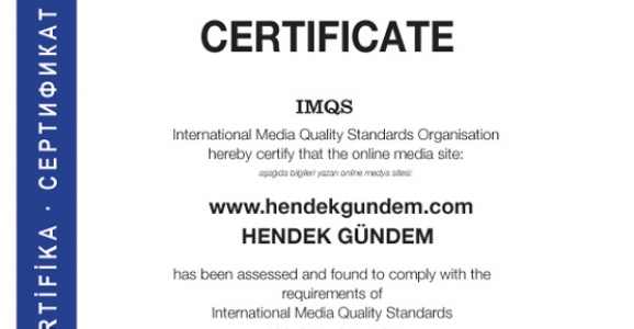 HENDEK GÜNDEM’İN KALİTESİ TESCİL EDİLDİ