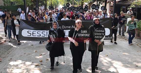 Hendek Kadına Şiddete Sessiz Kalmadı