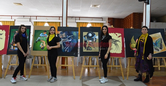 HENDEK LİSESİNDEN RESİM SERGİSİ