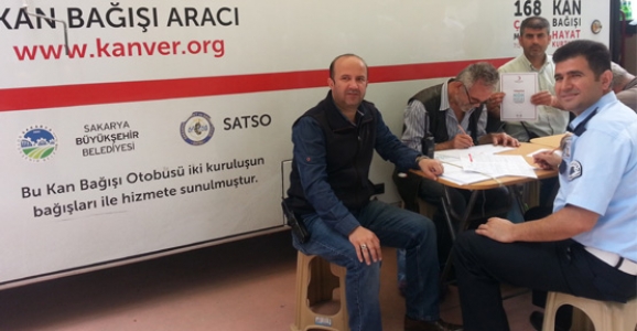 HENDEK POLİSİNDEN KAN BAĞIŞINA YOĞUN İLGİ