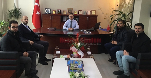 HENDEK ÜLKÜ OCAKLARINDAN KAYMAKAMA ZİYARET