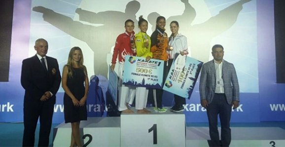 HENDEKLİ KARATECİLER KÜRSÜYE ALIŞTI