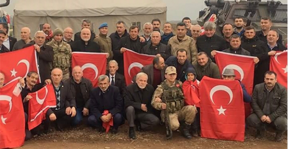 HENDEKLİ MUHTARLAR AFRİN’DE