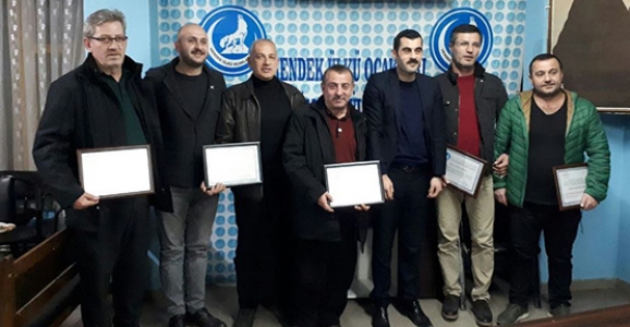 HENDEKLİ ÜLKÜ OCAKLARI BAŞKANLARI ONURE EDİLDİ