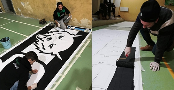 Hendekspor taraftarı Pazar günkü maça Hazırlanıyor