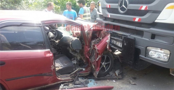 HENDEK’TE KAZA 3 YARALI