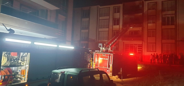 Hendek’te Yangın 1 Yaralı