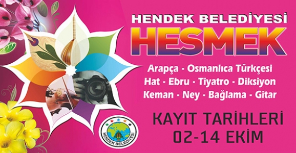 HESMEK KURSLARI BAŞLIYOR
