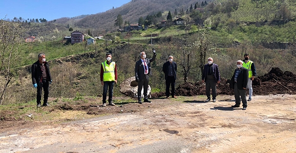 Heyelan Bölgelerinde Yoğun Çalışma