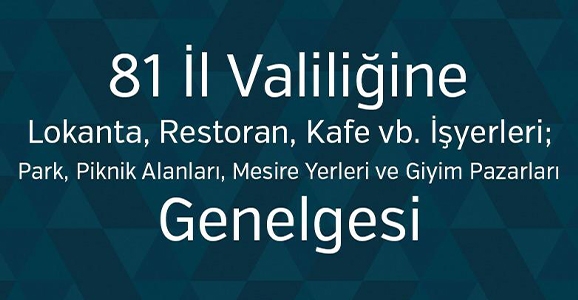 İçişleri Bakanlığından Yeni Genelge