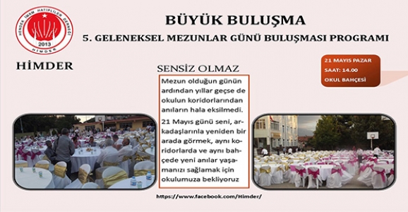 İMAM HATİP MEZUNLARI BULUŞMAYA HAZIRLANIYOR