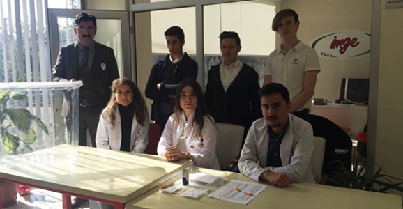 İMGE ANADOLU LİSESİNDE SEÇİM HEYECANI