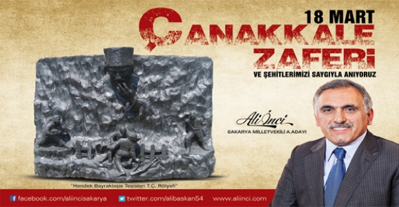 İNCİ’DEN 18 MART 100. YIL AÇIKLAMASI