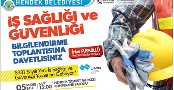 İŞ SAĞLIĞI VE GÜVENLİĞİ EĞİTİMİ