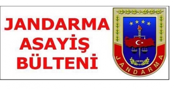 JANDARMA BÖLGESİNDE BU OLAYLAR OLDU