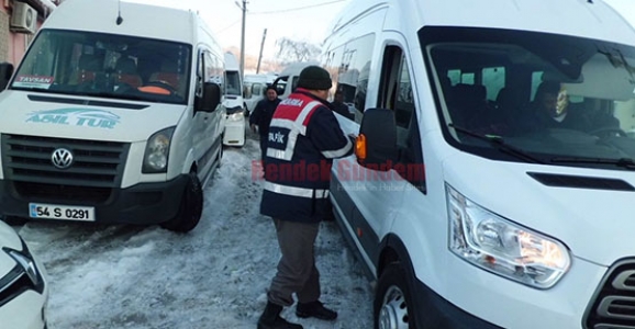 JANDARMADAN OKUL SERVİSİ DENETİMİ