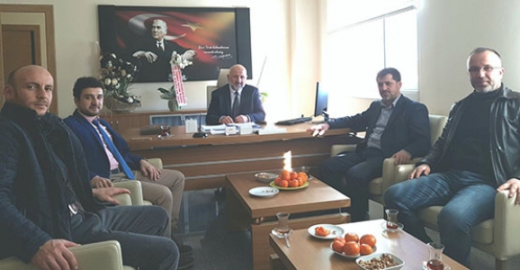 KARASU BAŞHEKİMİNE HENDEK’TEN BİR DOST ZİYARETİ 