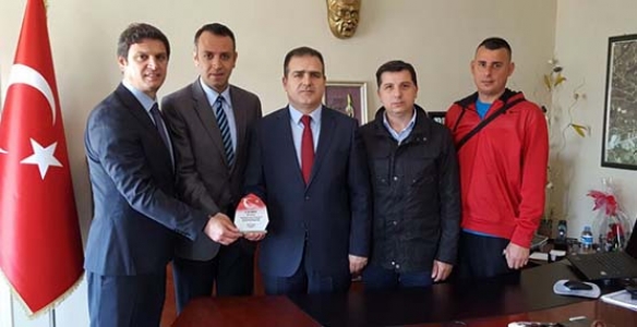 KARATE FEDERASYONU İL TEMSİLCİSİN’DEN AKBIYIK’A ŞİLT 