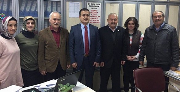 KAYMAKAM AKBIYIK’TAN ZİRAAT ODASINA ZİYARET 