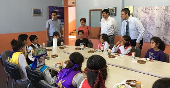 KAYMAKAMDAN MUSTAFA ASIM İLKOKULUNA ZİYARET