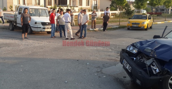 KAZA SONRASI MADDİ HASAR MEYDANA GELDİ