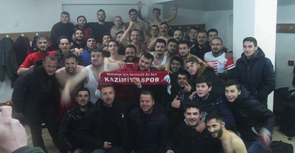 Kazımiyespor Zirveyi Kaptı