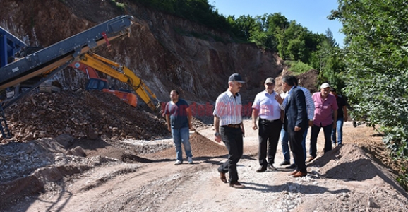 KELEŞ BAĞLANTI YOLUNU İNCELEDİ