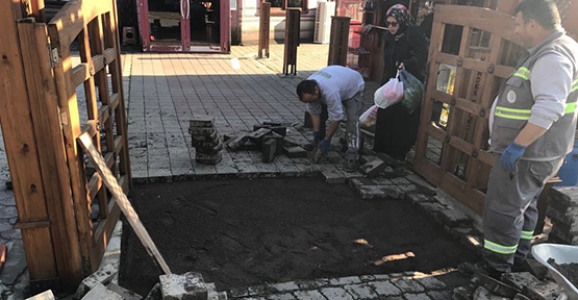 KİLİT PARKE TAŞLI SOKAKLARDA BAKIM ÇALIŞMASI