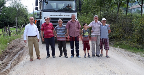 KIZANLIK MAHALLESİNDEN ASFALT İÇİN TEŞEKKÜR