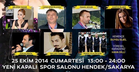 KONSER İLE İLGİLİ AÇIKLAMA