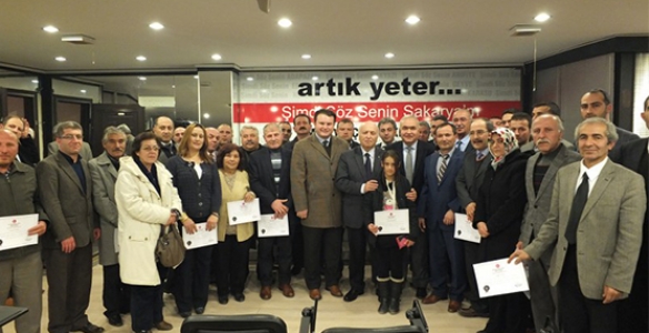 KUTLUATA SERTİFİKA TÖRENİNDE KONUŞTU 