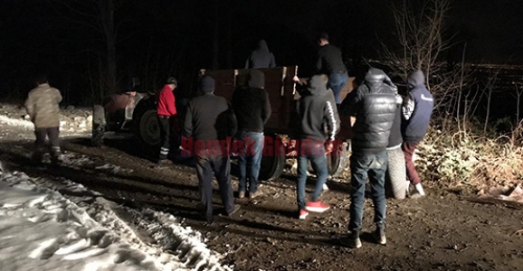 Mahsur Kalan 7 Genç Kurtarıldı