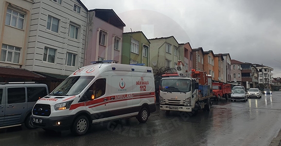 Makine Yangını Paniğe Neden Oldu