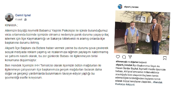 Meclis Üyesinden İlçe Başkanına Kınama